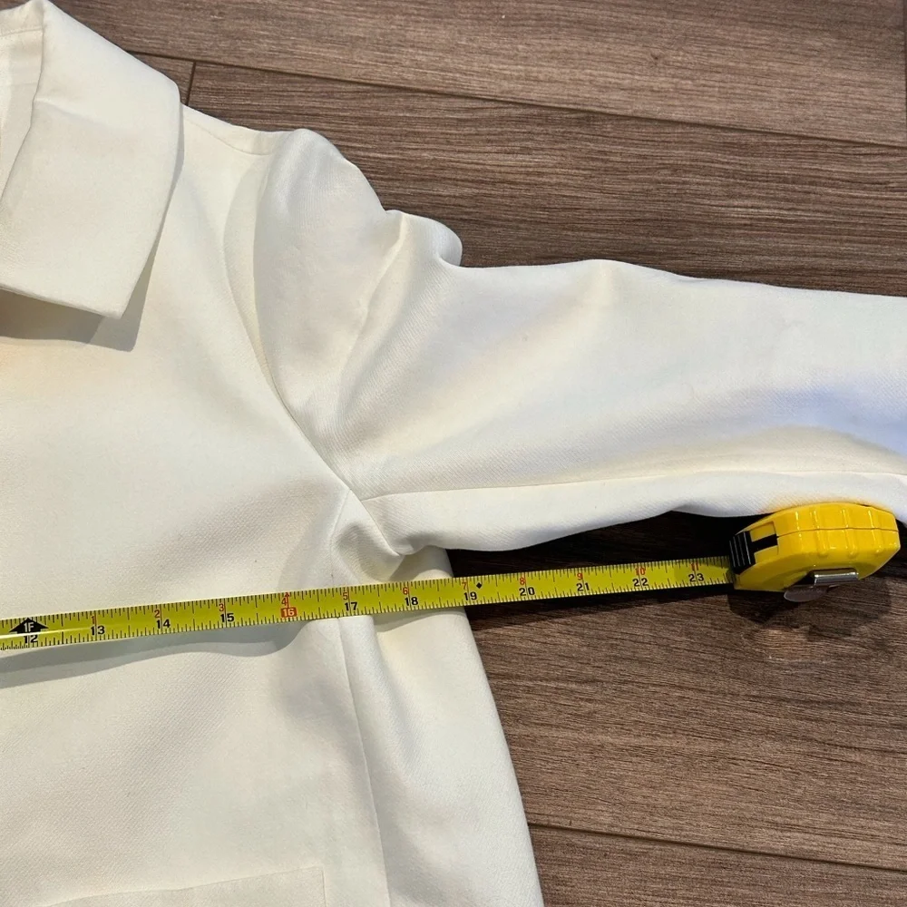 Kate Spade New York Monaco Shipley White and Gray Trench Coat